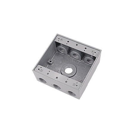 Abb Weatherproof Electrical Box, 2-Gang, 31.8 Cu. In. 2IH7-2